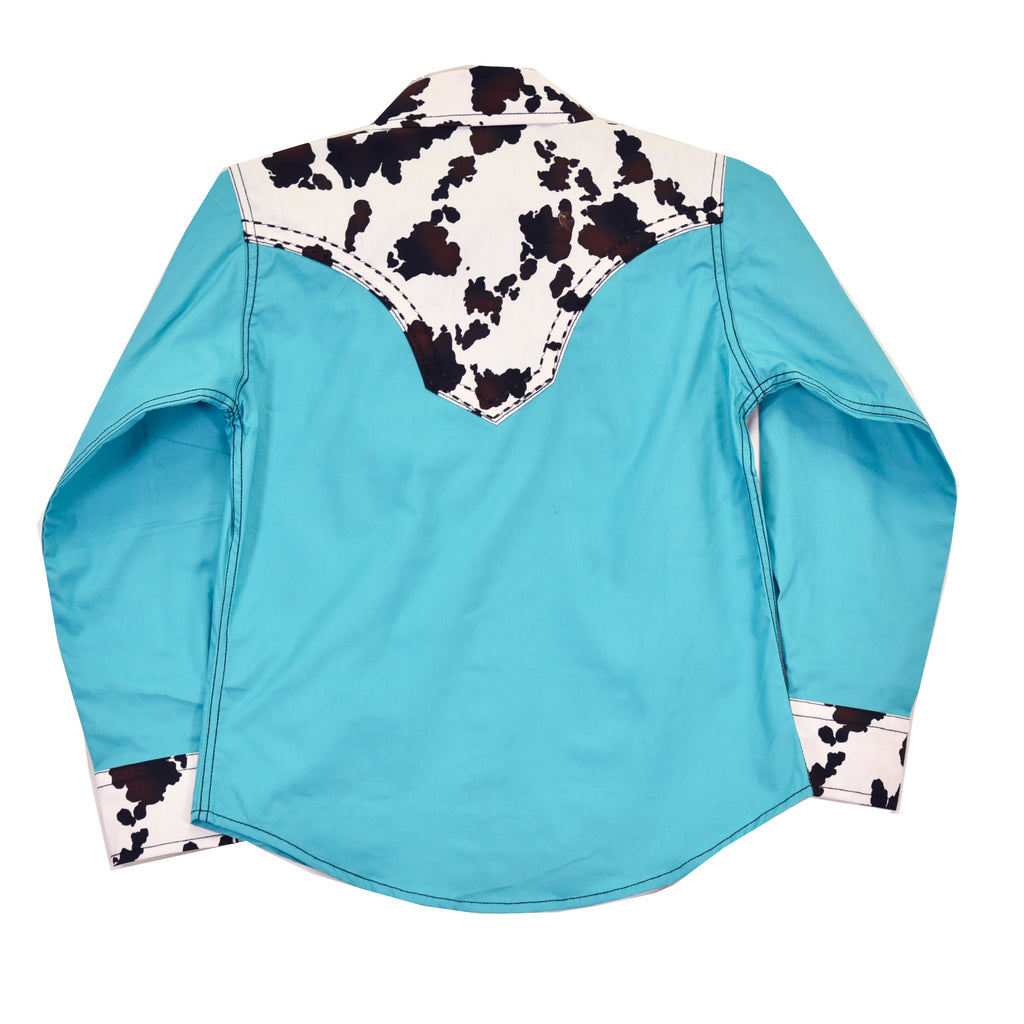 Veste Cowgirl Américaine Pour Jeune Fille – Cowgirl Hardware – Gris Turquoise