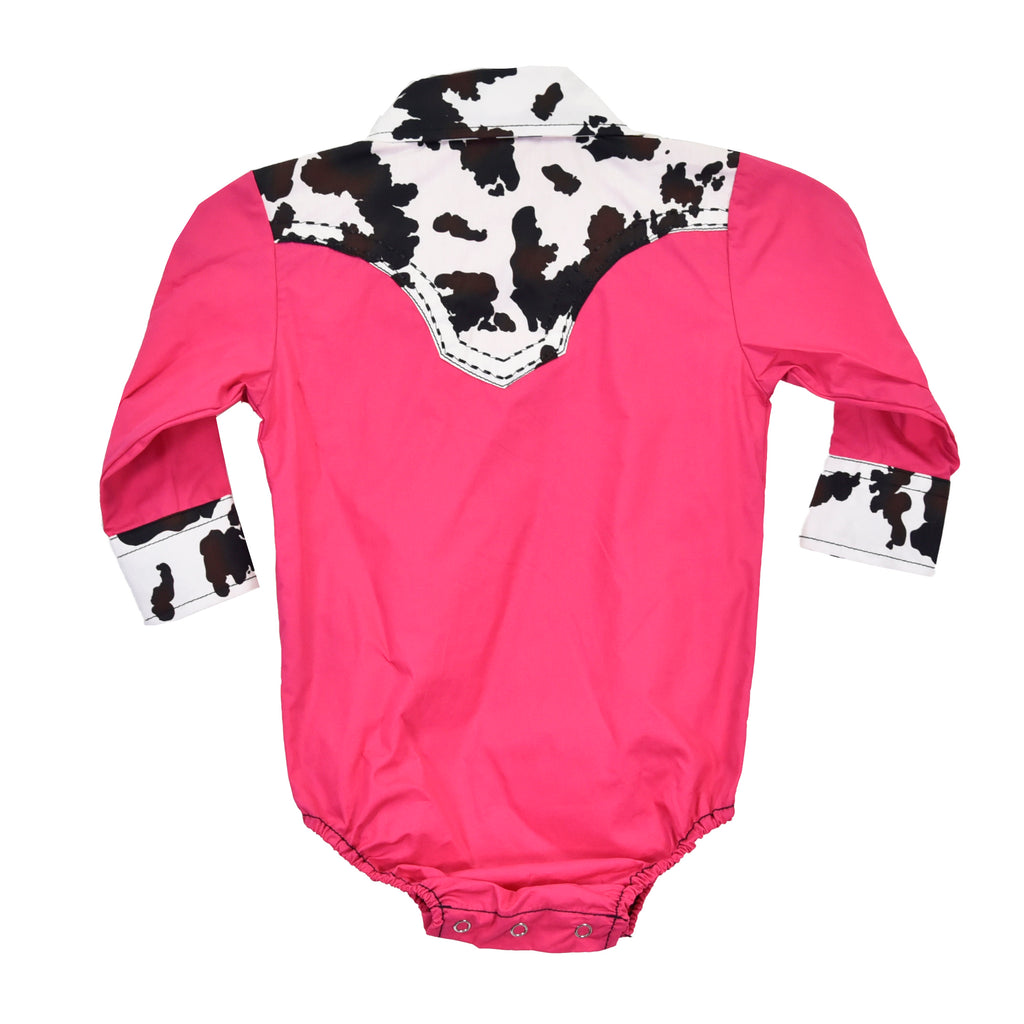 Girls Vintage Cowgirl Romper or L/S Print Shirt by Cowboy Hardware main image 1