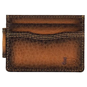 BURNISHED CARD WALLET by JUSTIN BOOTS