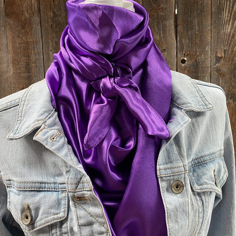 35X35" Solid Purple Wild Rag