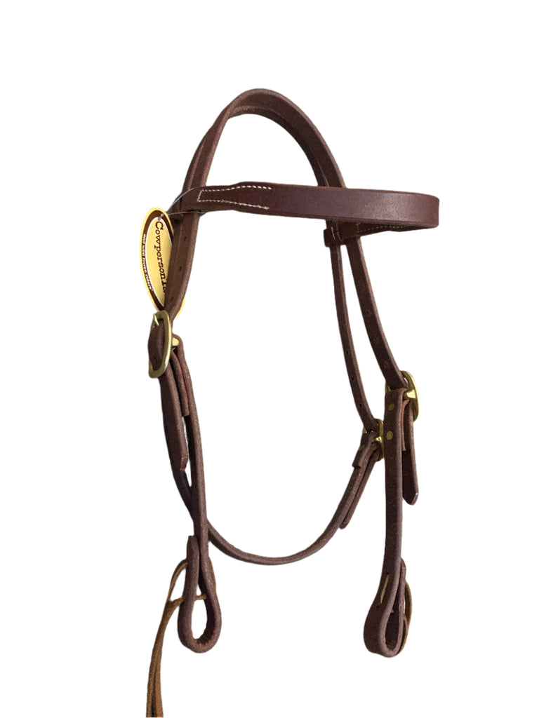 Cowperson Tack Cowboy Browband Heavy Oil Headstall main image 0
