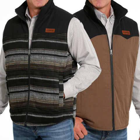 MEN'S QUILTED REVERSIBLE VEST by CINCH JEANS