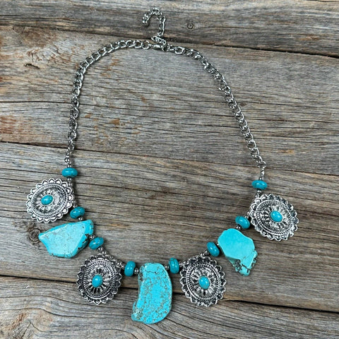 Chunky Turquoise Necklace