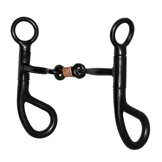 Tear Drop Shank Pony Bit with Dogbone Mouth Block Saddle Company, LLC