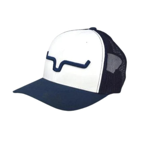 White Navy Weekly Trucker by Kimes Ranch
