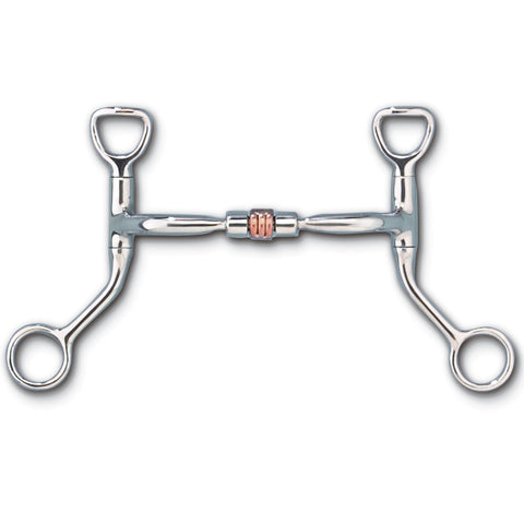 Myler HBT Shank with Sweet Iron Comfort Snaffle with Copper Roller MB 03