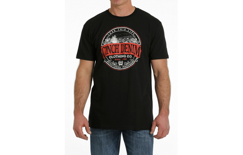 BLACK GRAPHIC TEE SHIRT by Cinch Jeans