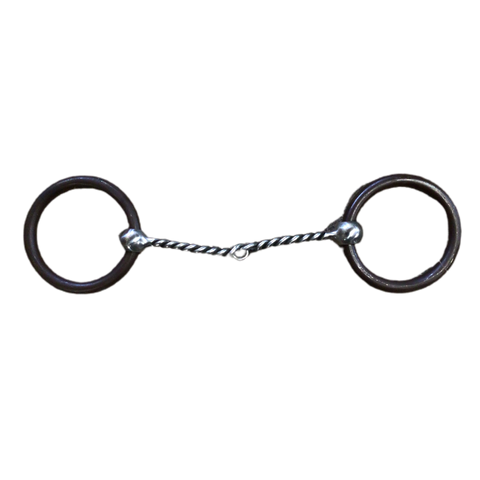 Twisted Wire O Ring Snaffle