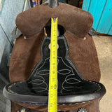 13” Double J Feather Lite Barrel Saddle