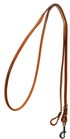 Rolled and Sewn Harness Leather Roping Rein