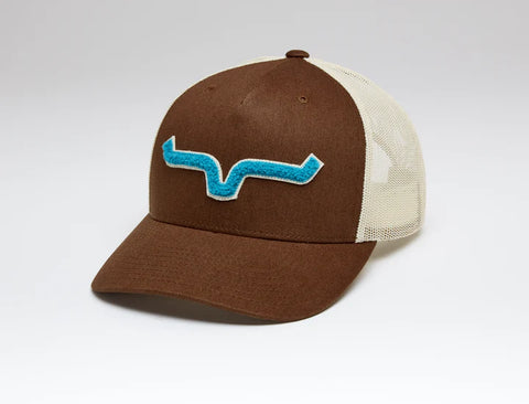 Brown Tracker Trucker Hat by Kimes Ranch