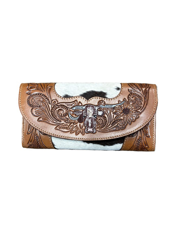Lone Steer  Wallet by Myra