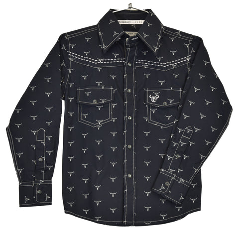 BOY'S LONG SLEEVE PEARL SNAP by COWBOY HARDWARE