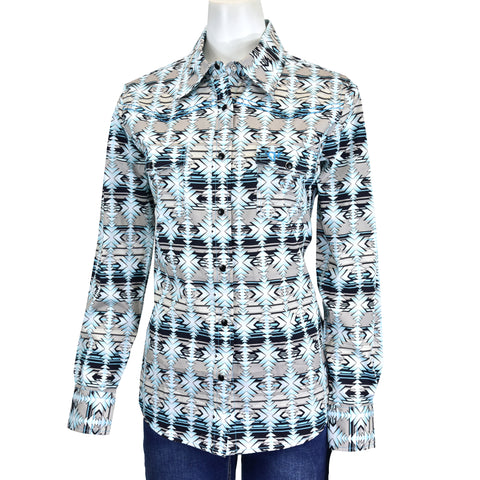 TRIBAL PRINT LONG SLEEVE SHIRT BY COWGIRL HARDWARE