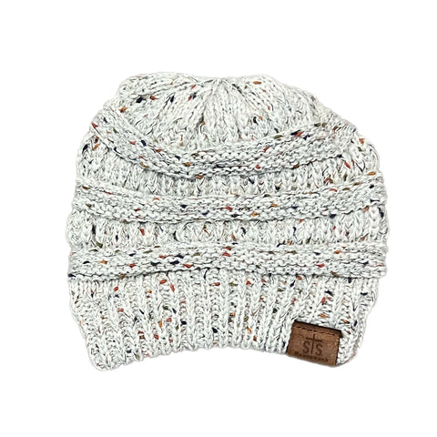 OATMEAL SPECKLE BEANIE BY STS RANCHWEAR