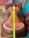 16.75" Horseman Tack Cutting Saddle