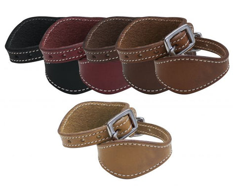 Stitched Leather Stirrup Hobbles