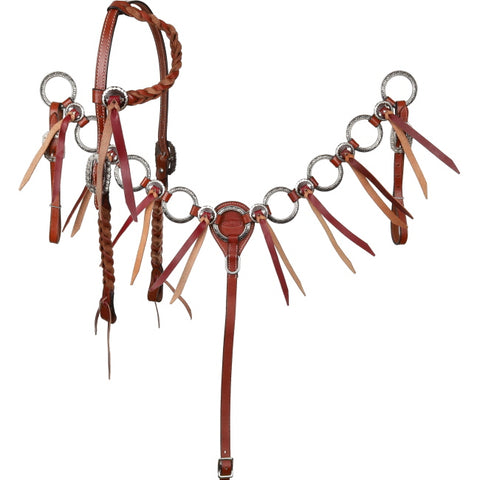 Heritage Ring One Ear Headstall and Breastcollar Set