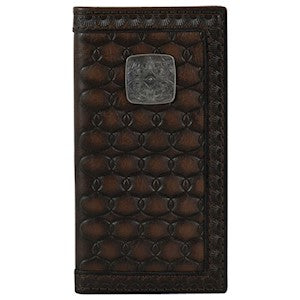 TOOLED JUNIOR RODEO WALLET by JUSTIN BOOTS – Block Saddle Company, LLC