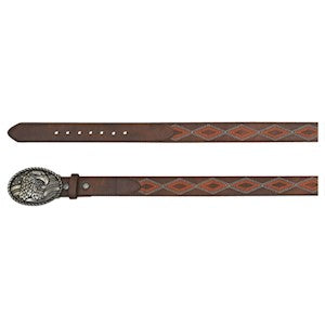 ARENA ACE BOYS BELT WITH DIAMOND STITCH PATTERN