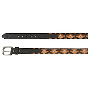 SOUTHWEST DESIGN LEATHER BELT by RED DIRT HAT CO