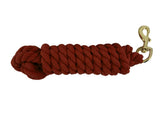10' Braided Cotton Lead with Brass Snap