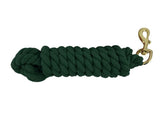10' Braided Cotton Lead with Brass Snap