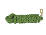 10' Braided Cotton Lead with Brass Snap