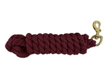 10' Braided Cotton Lead with Brass Snap