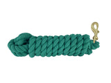 10' Braided Cotton Lead with Brass Snap