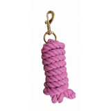 9 Ft Cotton Lead Rope with Brass Plated Snap