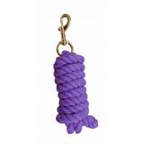 9 Ft Cotton Lead Rope with Brass Plated Snap