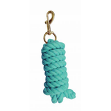 9 Ft Cotton Lead Rope with Brass Plated Snap