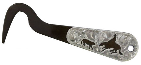 Cutting Horse Silver Engraved Hoof Pick