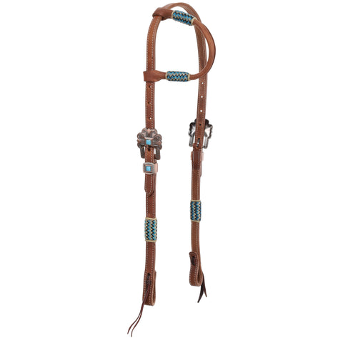 Leather Cobalt Rawhide One Ear Headstall