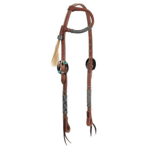 Smoky Rawhide One Ear Headstall