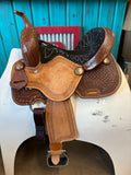 13" Cowboy Pro Youth Barrel Saddle
