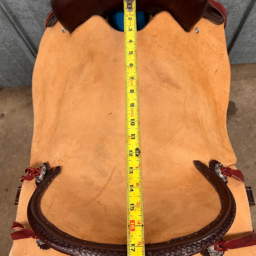 17” HR Ranch Cutting Saddle – Block Saddle Company, LLC