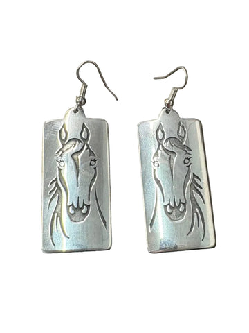 Horse Head Earrings