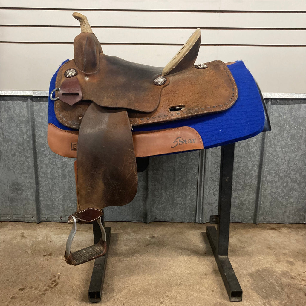 15" Circle Y Barrel Saddle Block Saddle Company, LLC