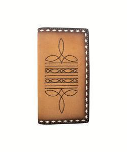 Mens Boot and Buck Stitched Rodeo Wallet