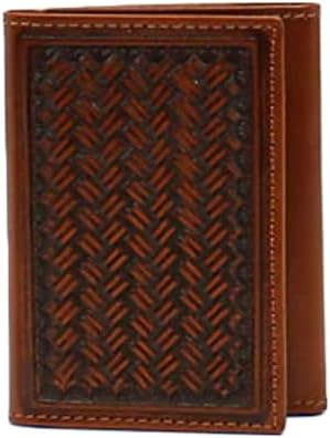 TOOLED TRI-FOLD WALLET BY NOCONA