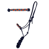 Cowboy Knot Halter with Beaded Nose Band