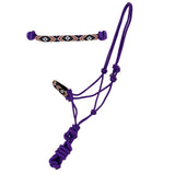 Cowboy Knot Halter with Beaded Nose Band
