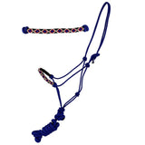 Cowboy Knot Halter with Beaded Nose Band