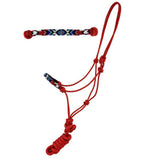 Cowboy Knot Halter with Beaded Nose Band