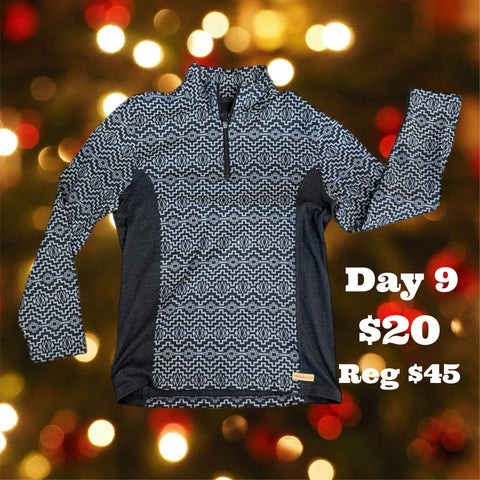 Men's 1/4 ZIP Henley PULLOVER by POWDER RIVER