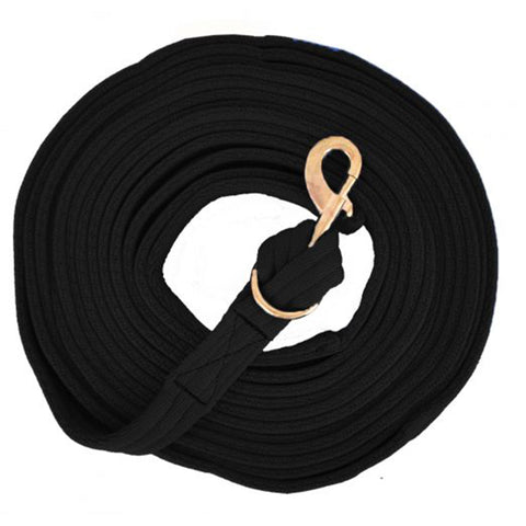 Flat Cushion Lunge Line with Removable Brass Snap