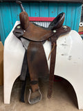 13” Double J Feather Lite Barrel Saddle