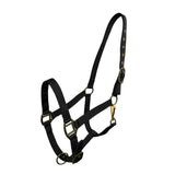 Cob Size Triple Ply Nylon Halter with Brass Hardware